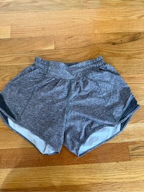 lululemon athletica Heather Gray Athletic Shorts